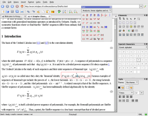 Screen shot of Amaya's Math